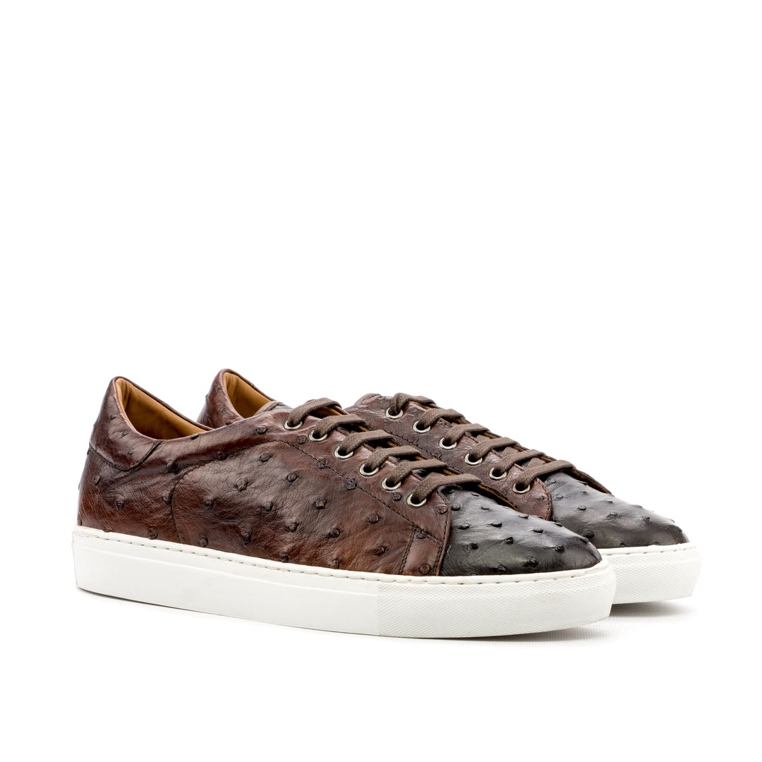 Ostrich skin sneakers hotsell